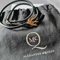 Alexander McQueen bransoletka z jaskółką. Etui