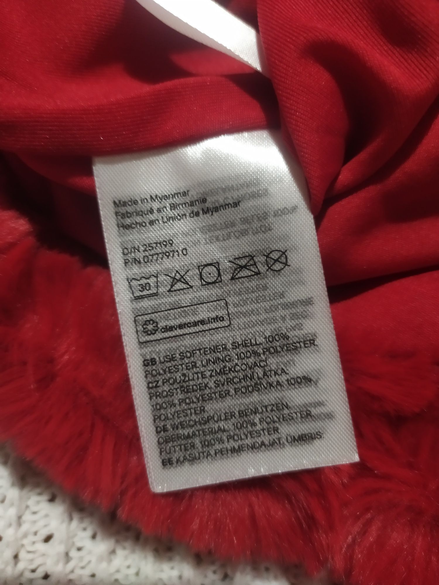 98 104 NOWA kurtka bolerko futerko H&M