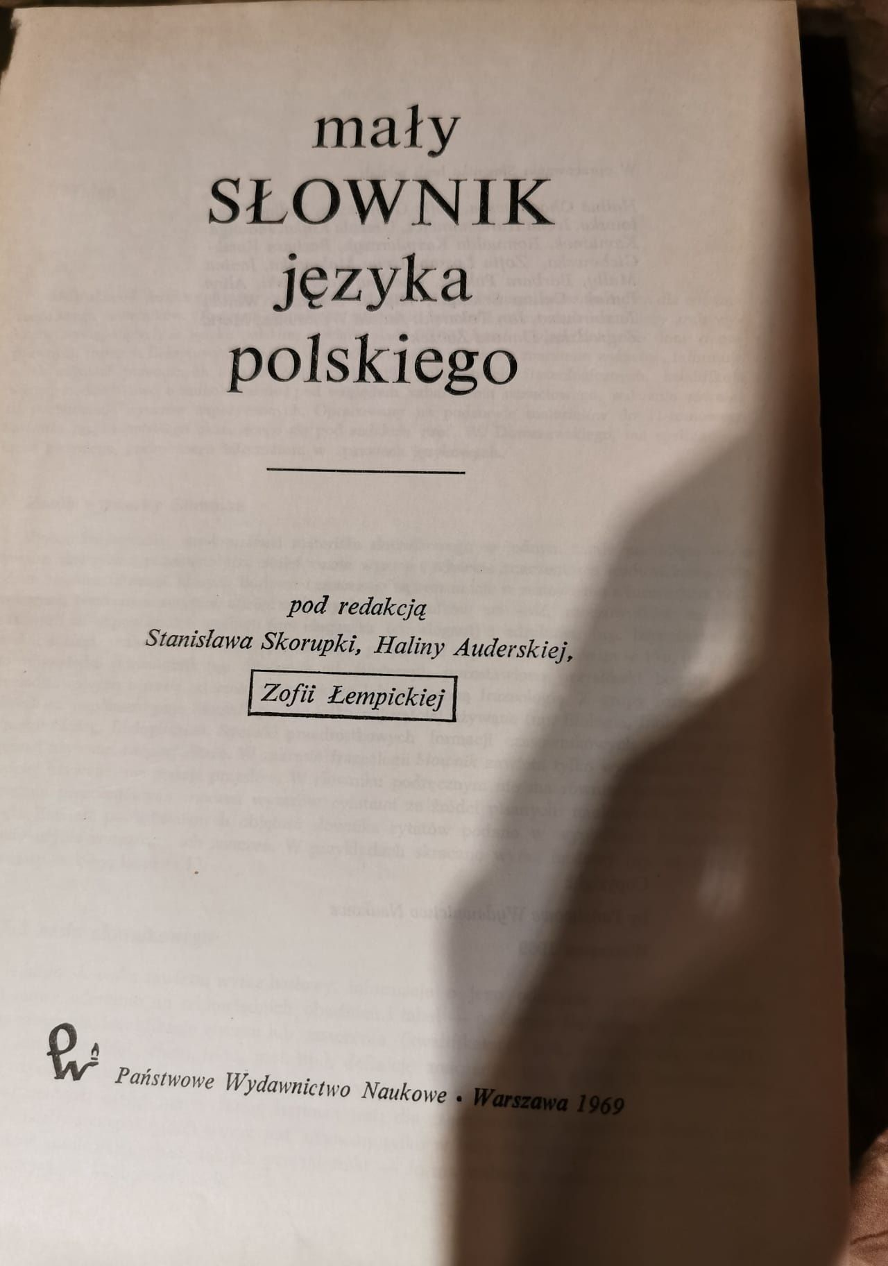 mały Słownik języka polskiego