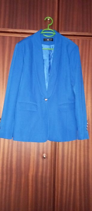 Blazer senhora azul real