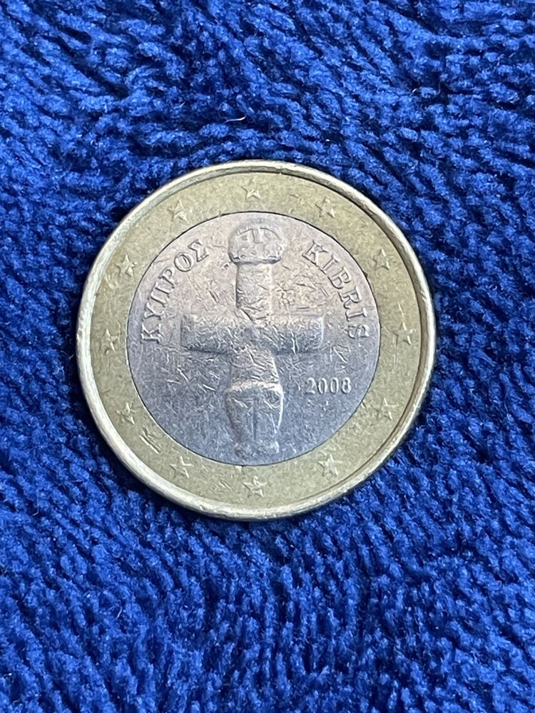 Moeda rara 1€ chipre
