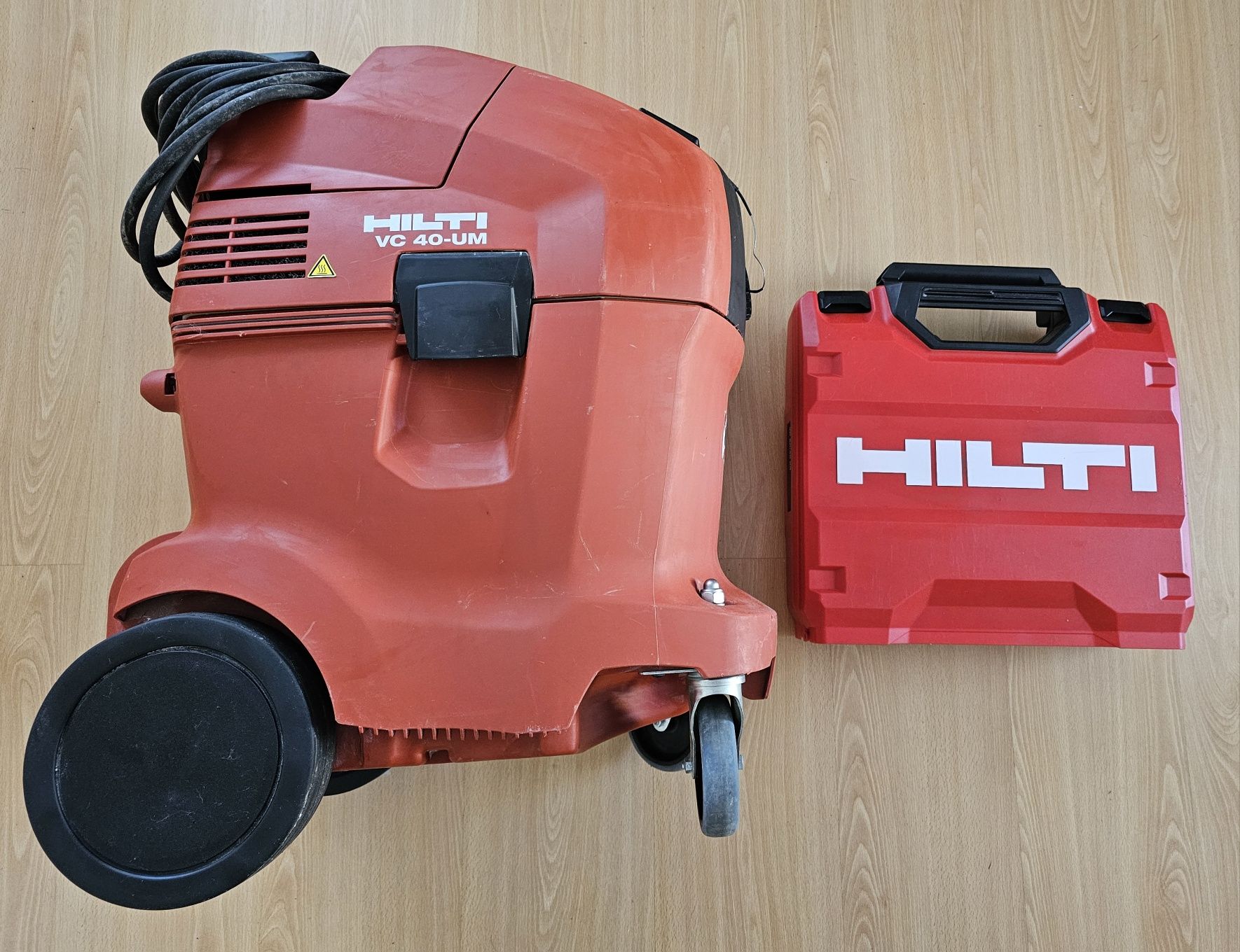 HILTI VC 40-UM Odkurzacz Budowlany 1200W Otrząsacz Zestaw Końcówek/Rur