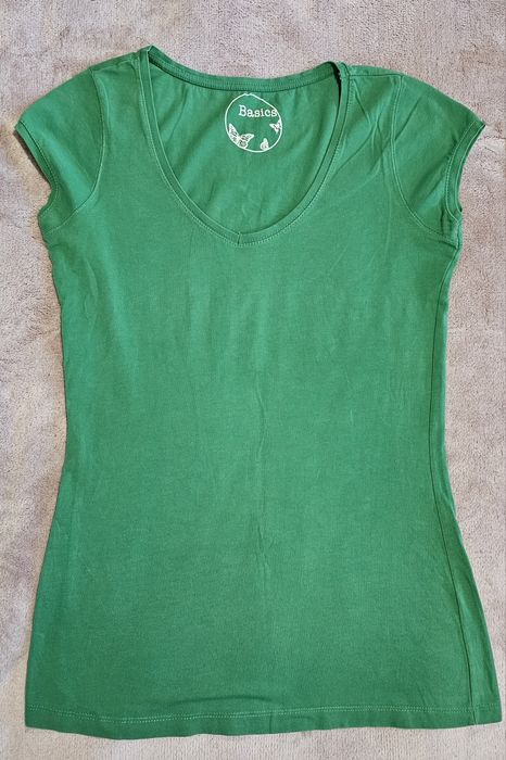 Zestaw 3 bluzki, koszulki z dekoltem