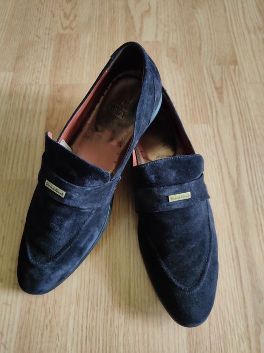 Замшевые туфли, лоферы OSCAR 42 р.
