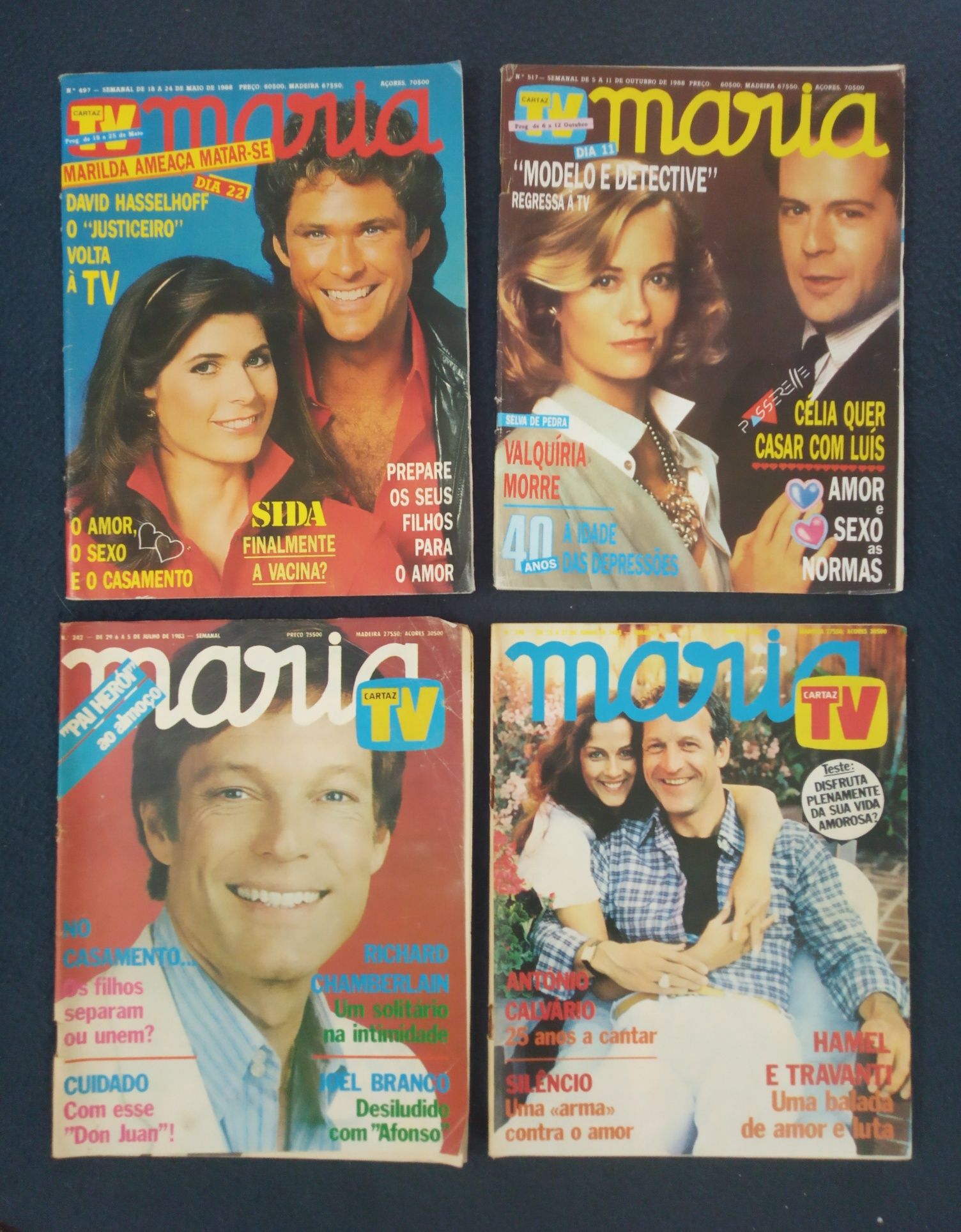 32 revistas MARIA ( anos 80 e 90 )