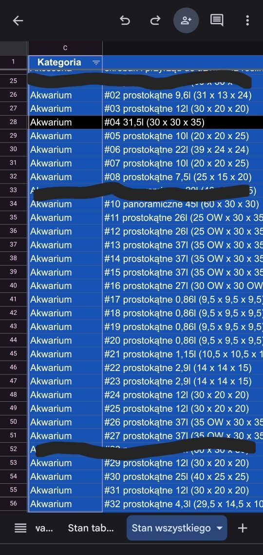 Akwaria akwarium na sprzedaż