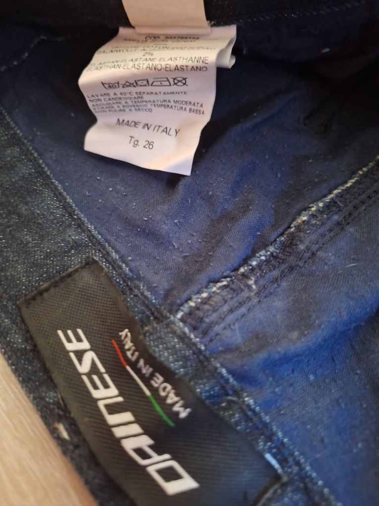 Calças de ganga Dainese Amelia Slim azul escuro - Mulher