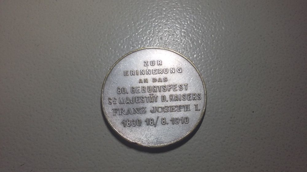 Srebrny medal Franz Joseph I 1910r