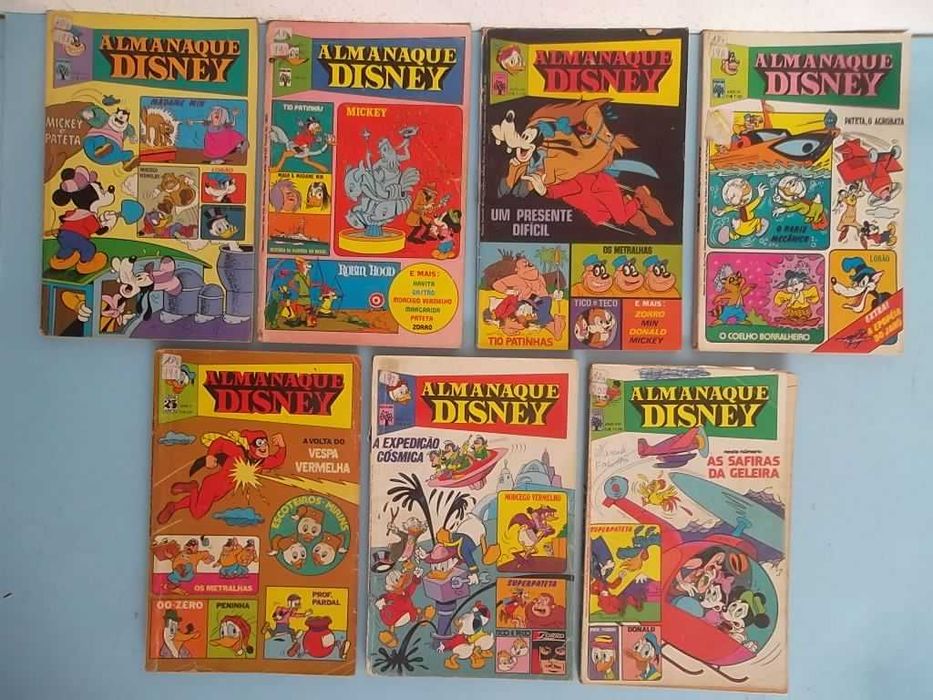 ALMANAQUE DISNEY - 23 revistas Editora Abril anos 70 antigas
