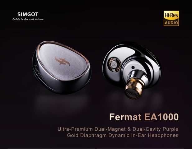 ⇒ Simgot EA1000 Fermat - гибридные проводные IEM's наушники (1DD+1PR)