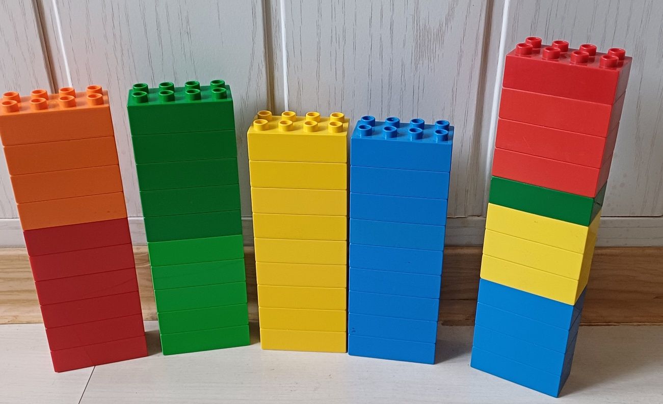 Lego BRICK DUPLO konstrukcyjne klocek  4x2 kolory mix