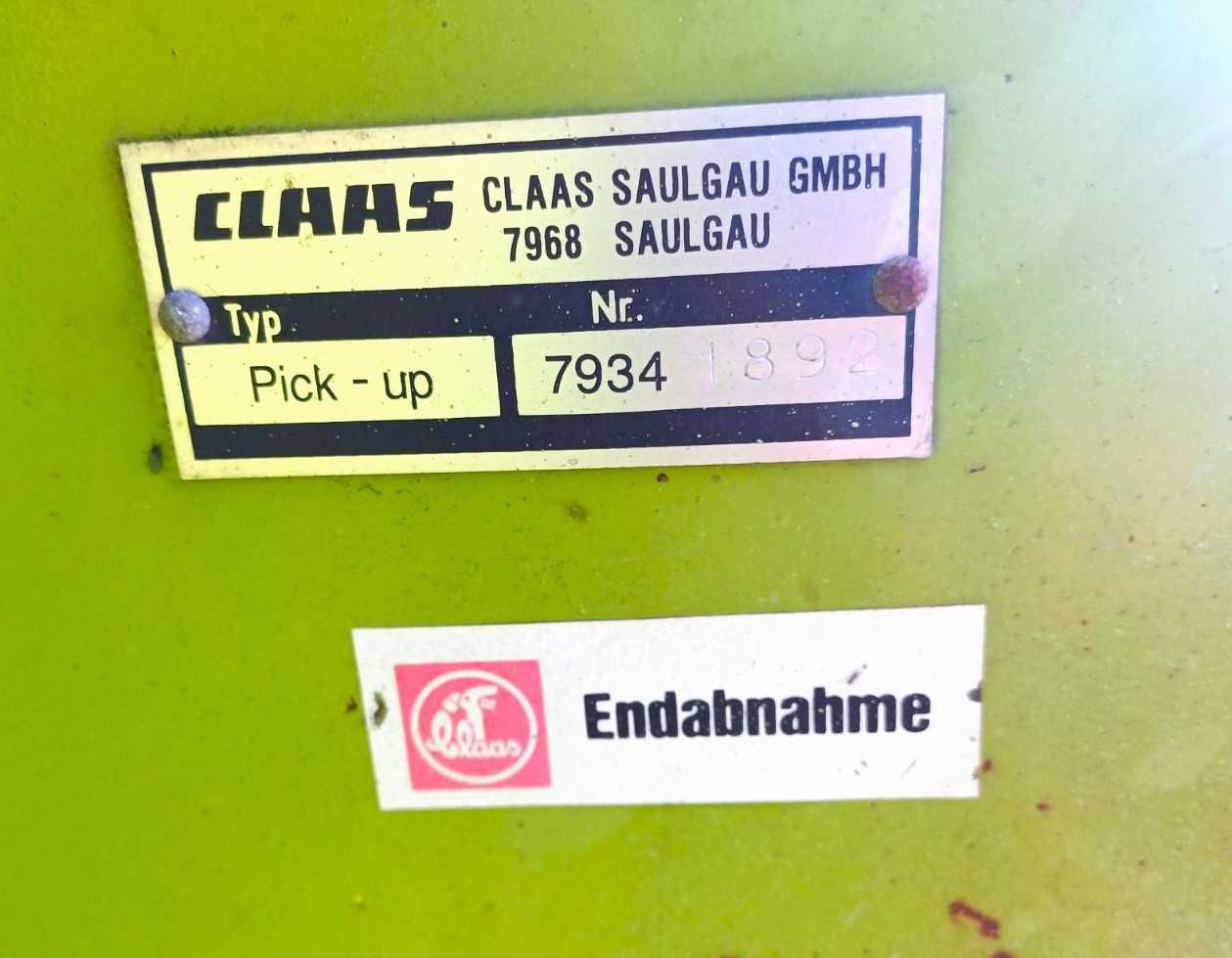 Claas saulgau gmbh 7968 Pick - up 7934