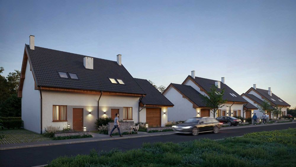 ENERGOOSZCZĘDNY DOM 90m² z ogrodem, trzypoziomy, bez czynszu