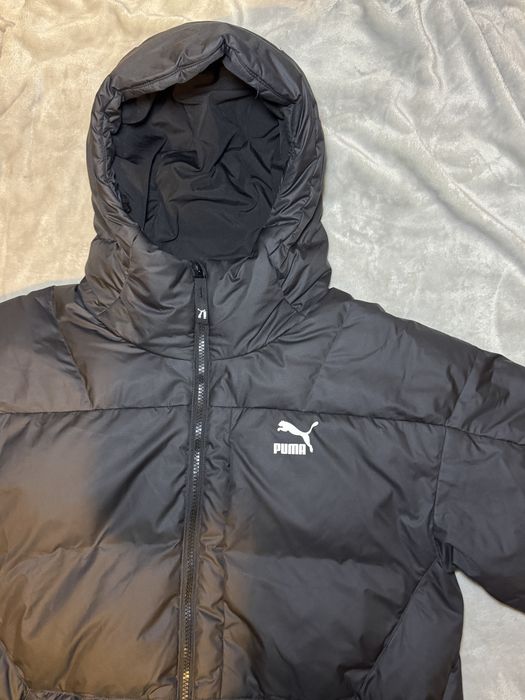 Куртка пуховик мужская Puma Down Jacket черного цвета