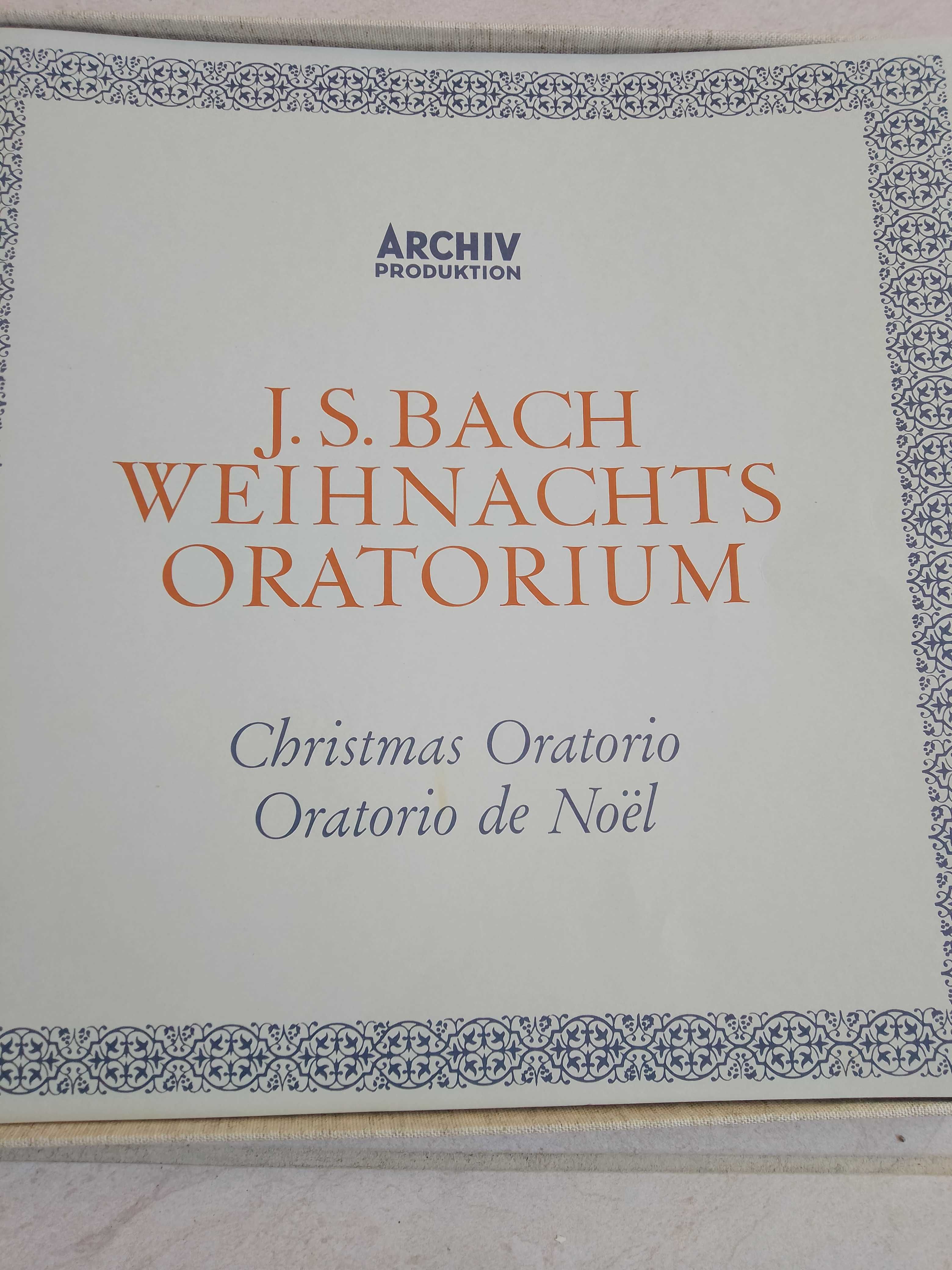 Płyty winylowe J.S.Bach. Komplet ( 3 szt ). Stan płyt jak nowe.