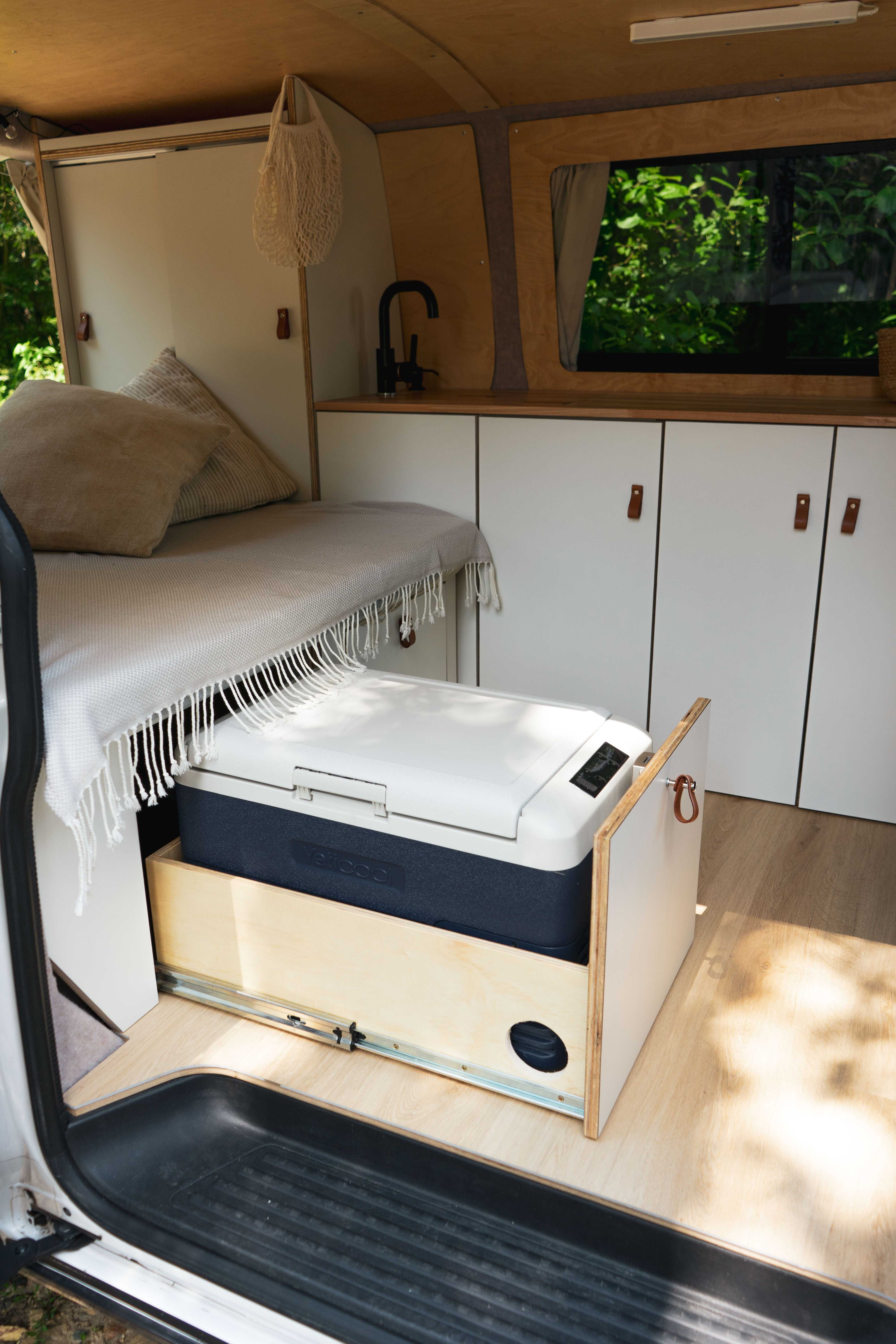 Zabudowa kamper van VW Transporter T5 T6, meble, VANWAY CAMPERVANS