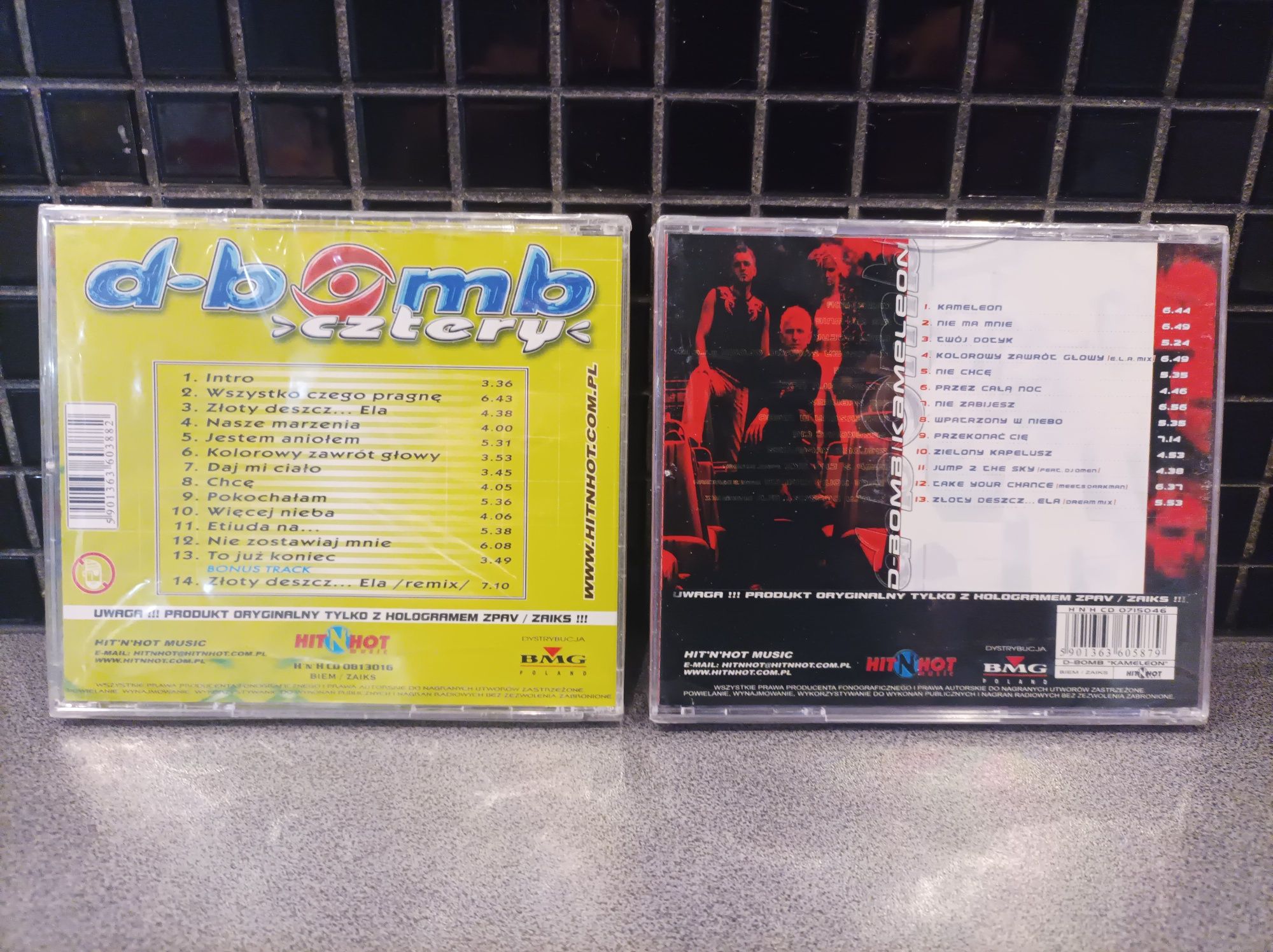 D-BOMB CZTERY i KAMELEON UNIKAT dwa albumy nowe w folii