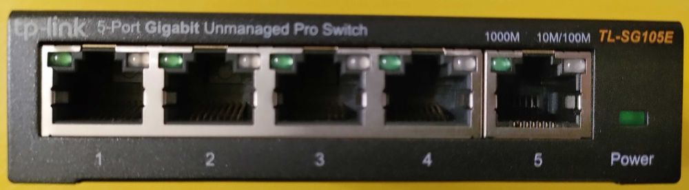 Коммутатор TP-Link TL-SG105E 5-портовый Gigabit Ethernet
