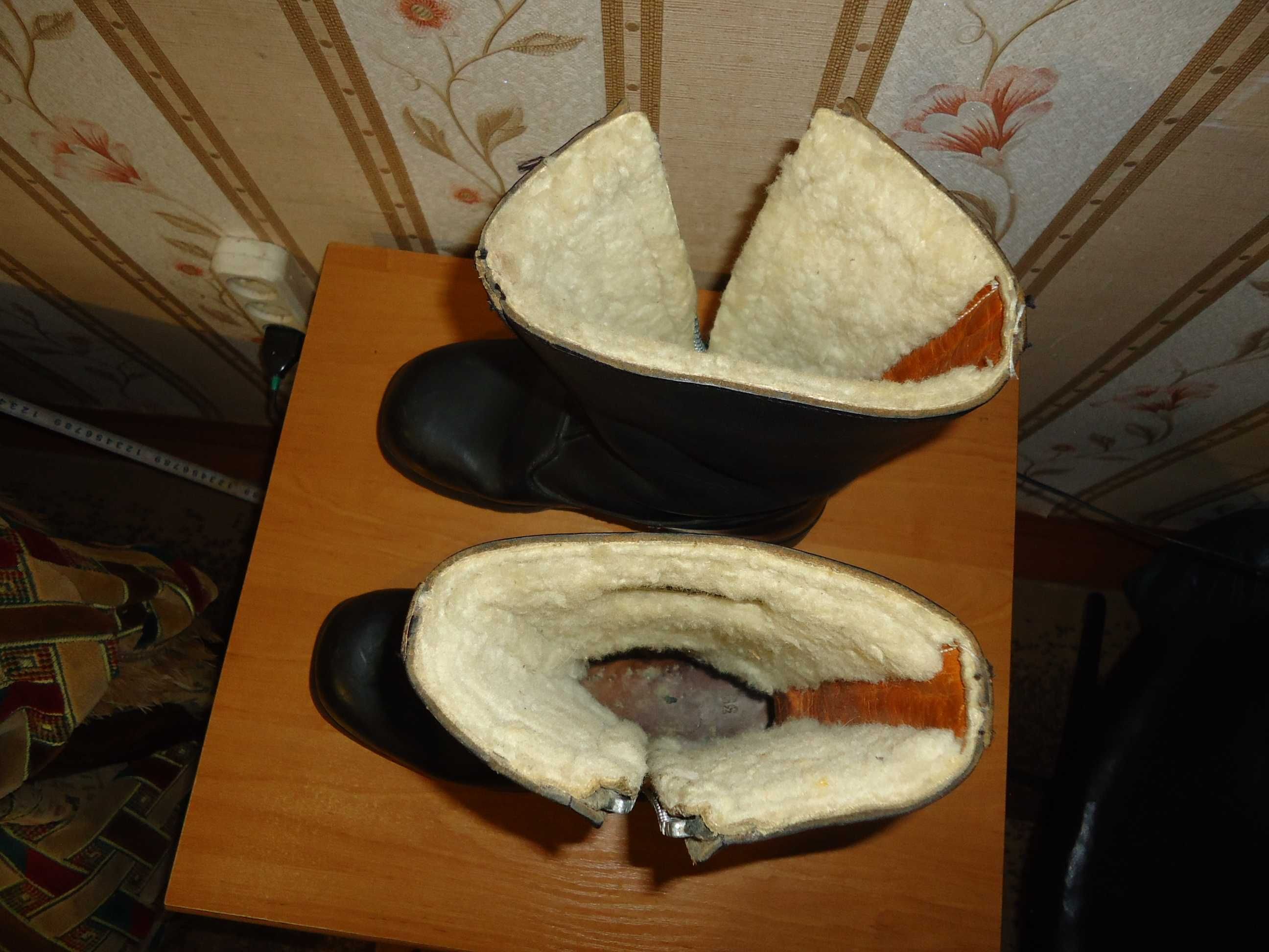 Армейские, горные,  кожаные, утеплённые сапоги ELGG, размер 39(25,5)