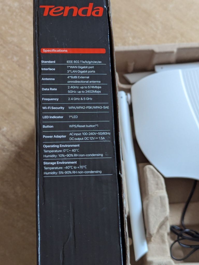 Tenda RX9 (AX3000, Wi-Fi 6) – router dla wymagających