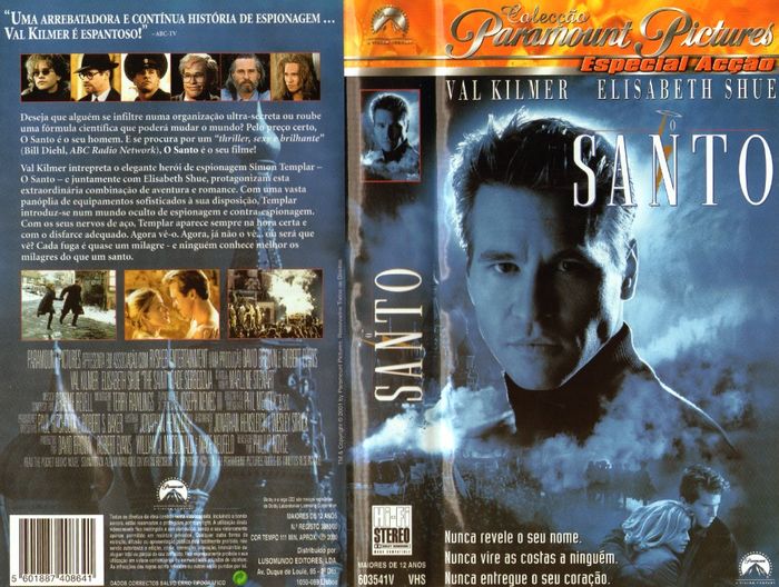 Filme em VHS - O Santo