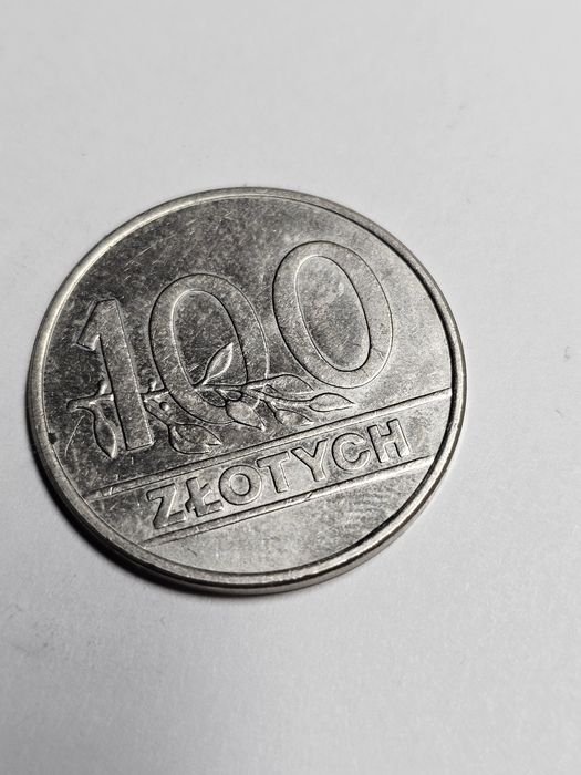 Moneta nr.24 nominał 100 zł rok 1990 za 10 zł