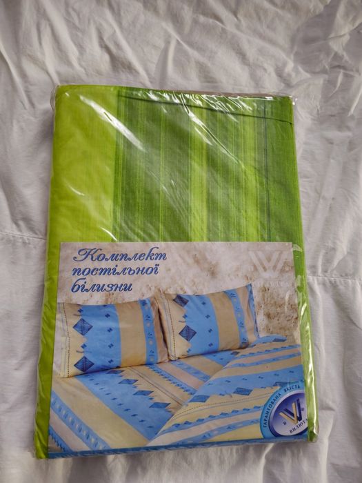 Новый комплект постельного белья разфорс хлопок