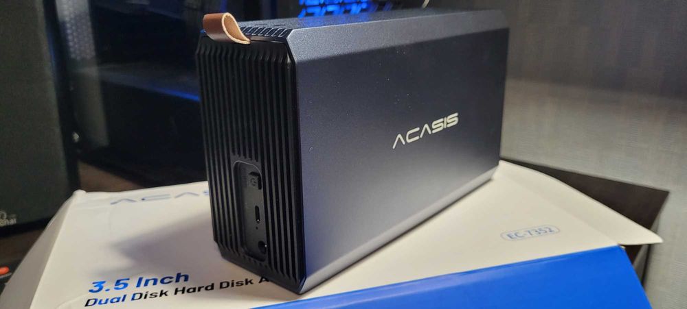 Зовнішній карман корпус Acasis 3.5/2.5 HDD/SSD, з функцією RAID