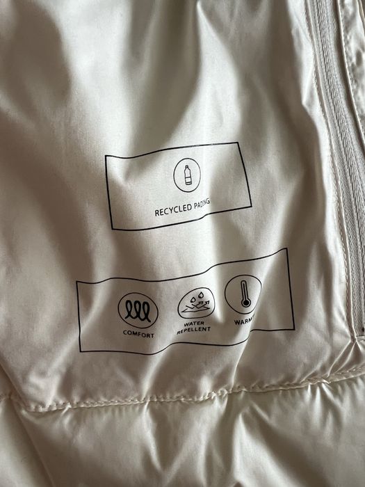 Massimo Dutti kurtka parka płaszcz prochowiec M L puchowa L