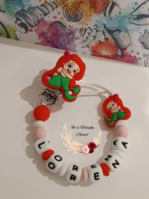 Prendedor de chupeta em silicone