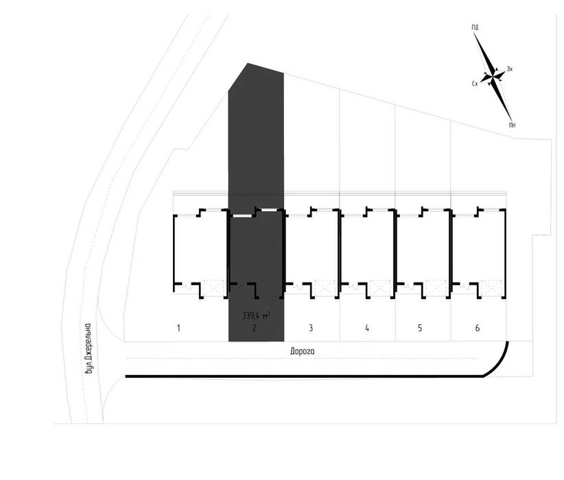 Сучасний таунхаус з власною земельною ділянкою в ТХ "ДЖЕРЕЛЬНА" - DZ 2