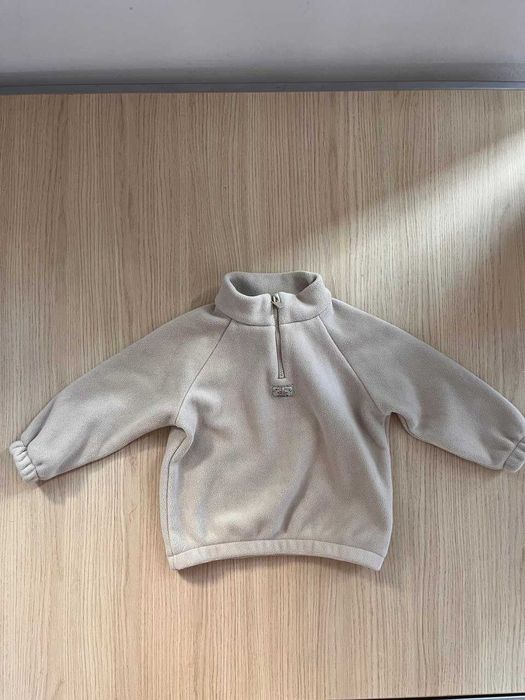 ZARA, Ciepły dres dla dziecka – bluza i spodnie, roz 86