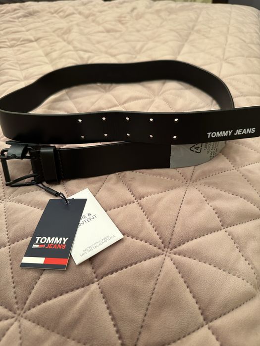 Ремінь чоловічий шкіряний Tommy Jeans