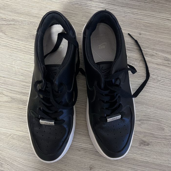 Жіночі КРОСІВКИ/КЕДИ NIKE air force 1 shadow low black/чорні