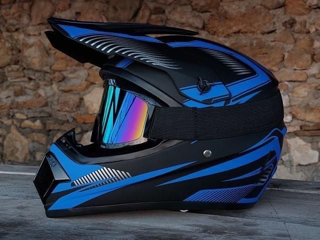 Мотошолом з окулярами, шлем, для ендуро , хард, для квадроцикла шолом