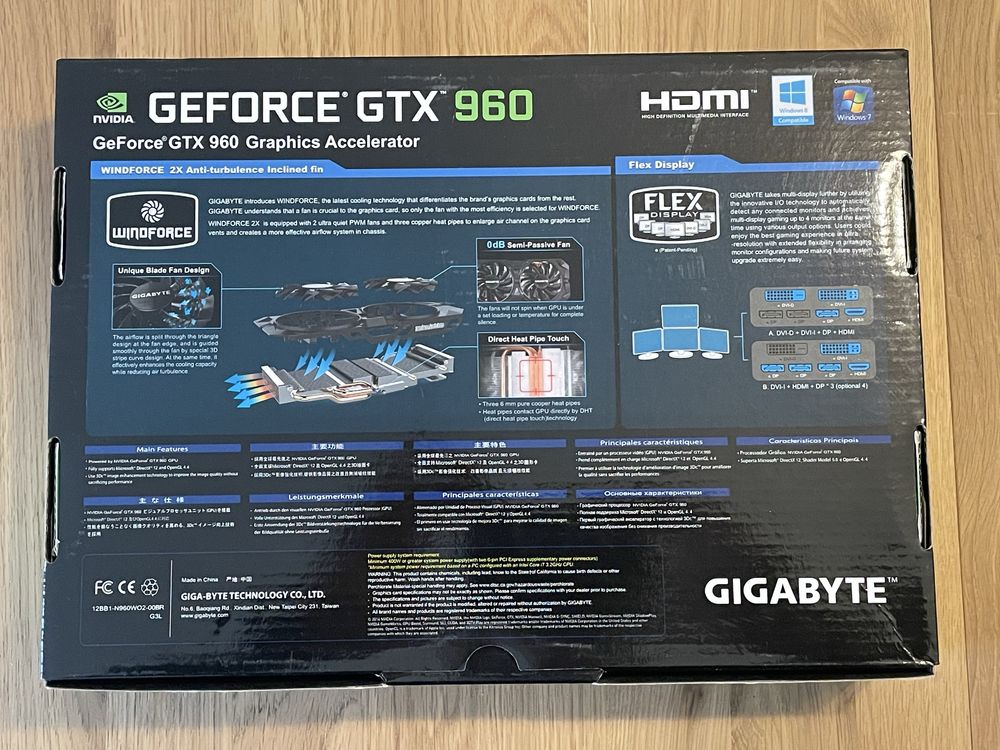 Gigabyte Geforce GTX 960 2GB