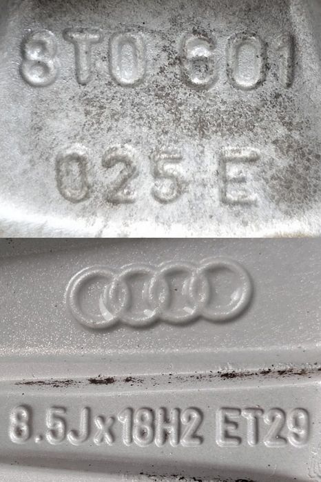 Felgi z oponami zimowymi Audi A4 A5 A6 A8 8,5x18 ET29 5x112