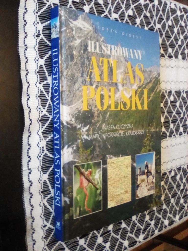 Porządny iIustrowany Atlas Polski (nowy) twarda oprawa, edycja  II