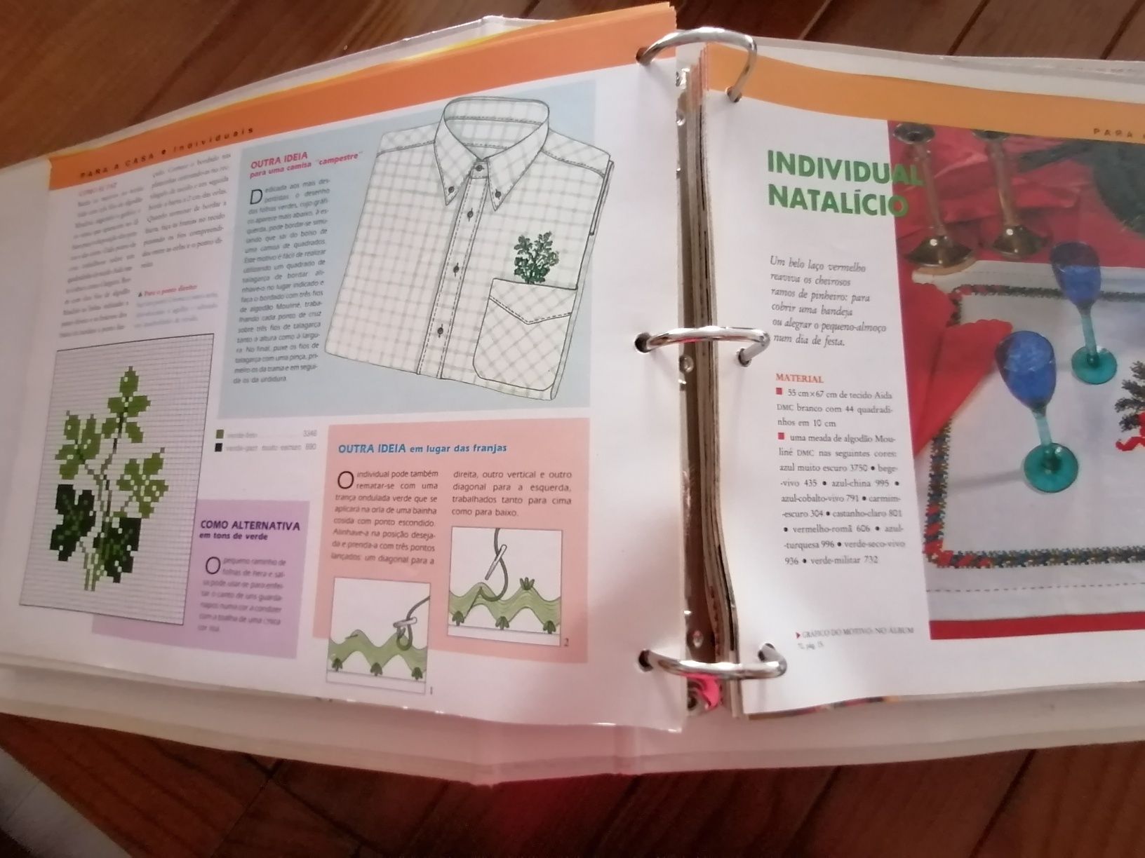 Livros de ideias para ponto cruz