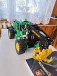 Klocki technic reobrix cada mould king lepin skidder maszyna leśna RC