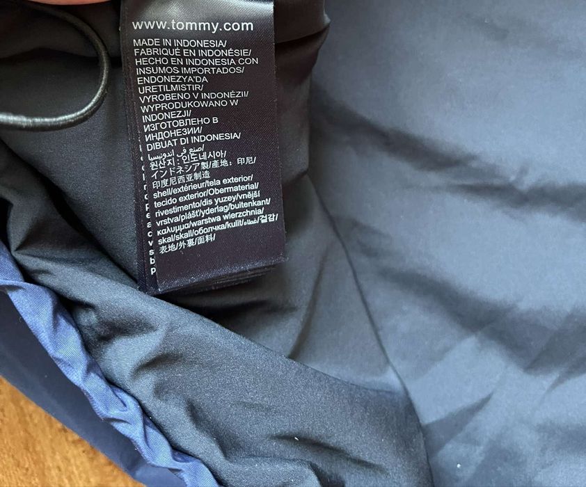 Чоловічий анорак Tommy Hilfiger Nylon Fleece Rain Jacket Розмір XL