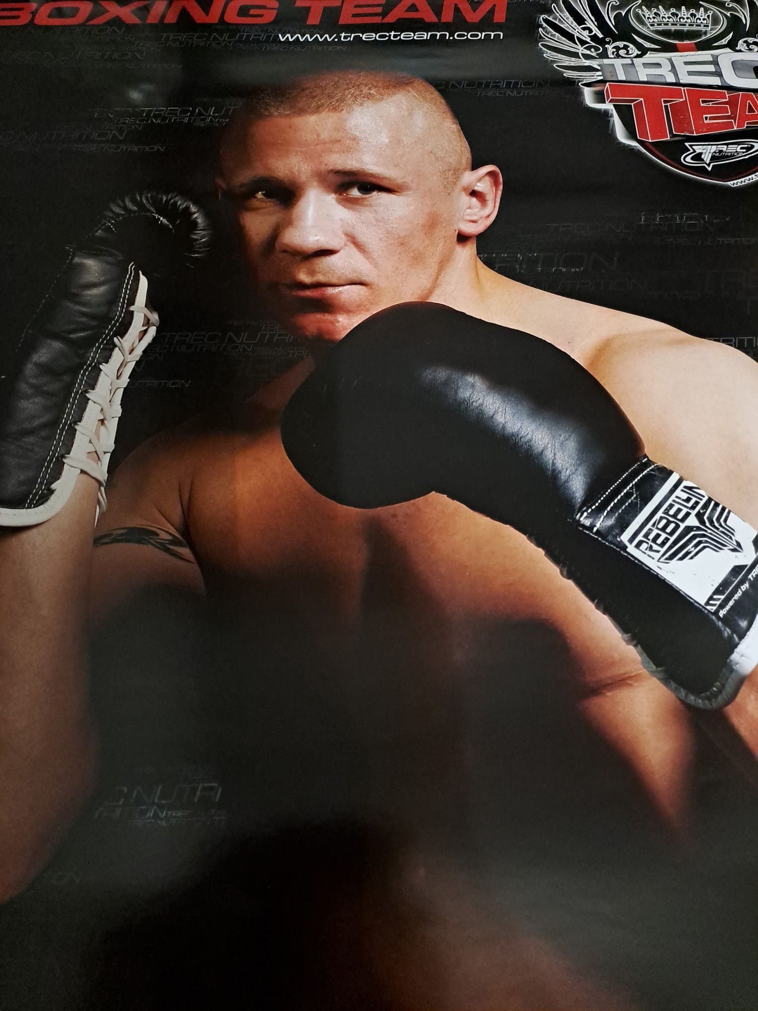 Plakat Boxer Box Rafał Wojownik Jackiewicz kolekcjonerskie