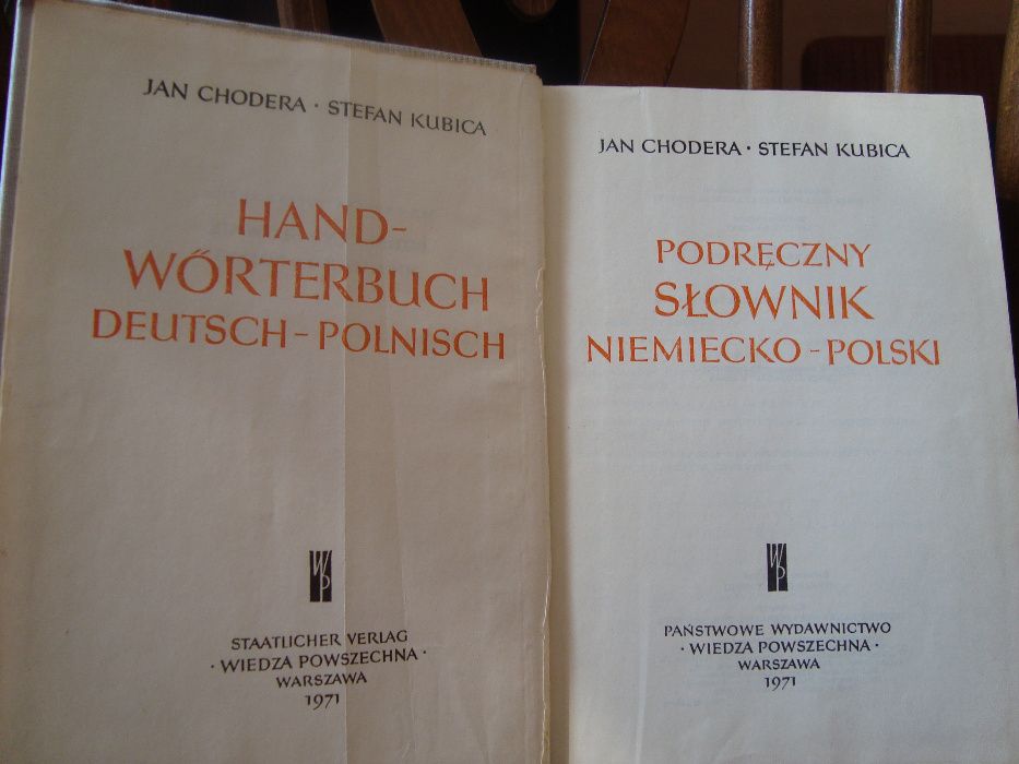 podręczny słownik niemiecko-polski i polsko niemiecki