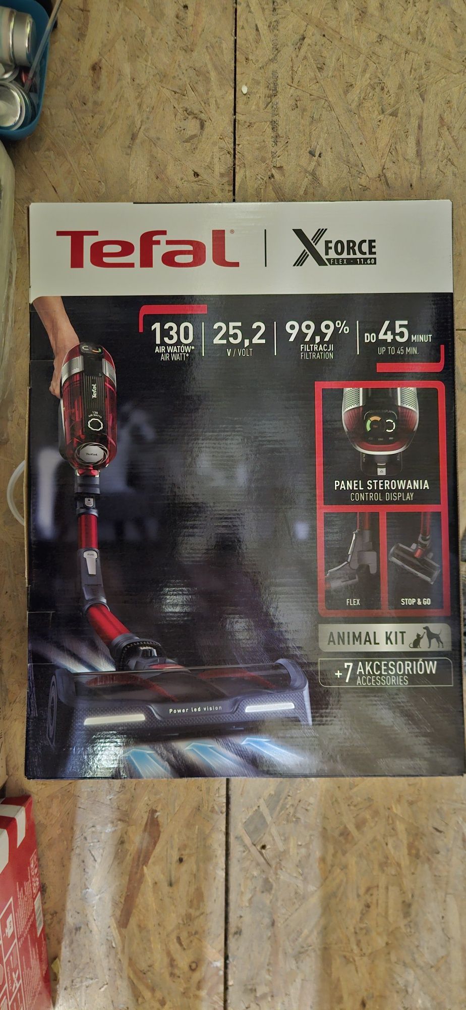 TEFAL XForce flex odkurzacz pionowy akumulatorowy