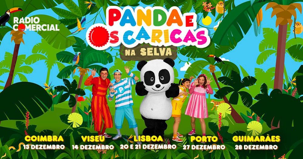 Bilhetes VIP Panda e os Caricas Viseu