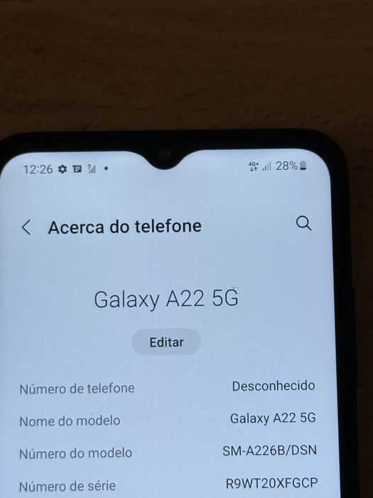 Samsung galaxy A22 5g 128gb (ACEITO RETOMA)
