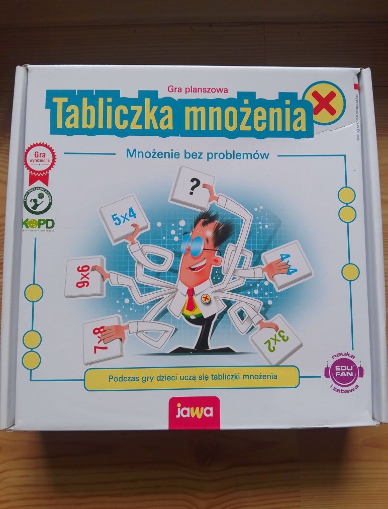 Tabliczka mnożenia gra planszowa Jawa