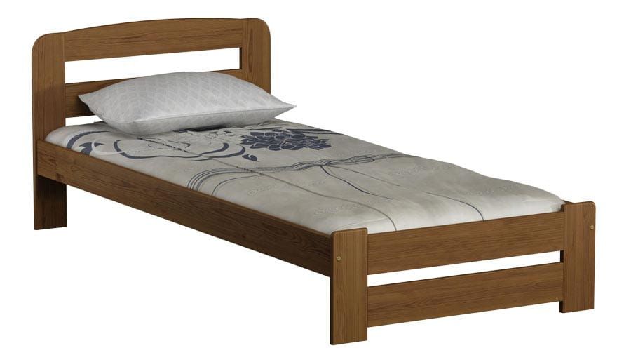 Meble Magnat łóżko drewniane sosnowe Lidia 120 różne kolory wymiary