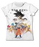 Nowy męski t-shirt Dragon Ball Goku Super Saiyan