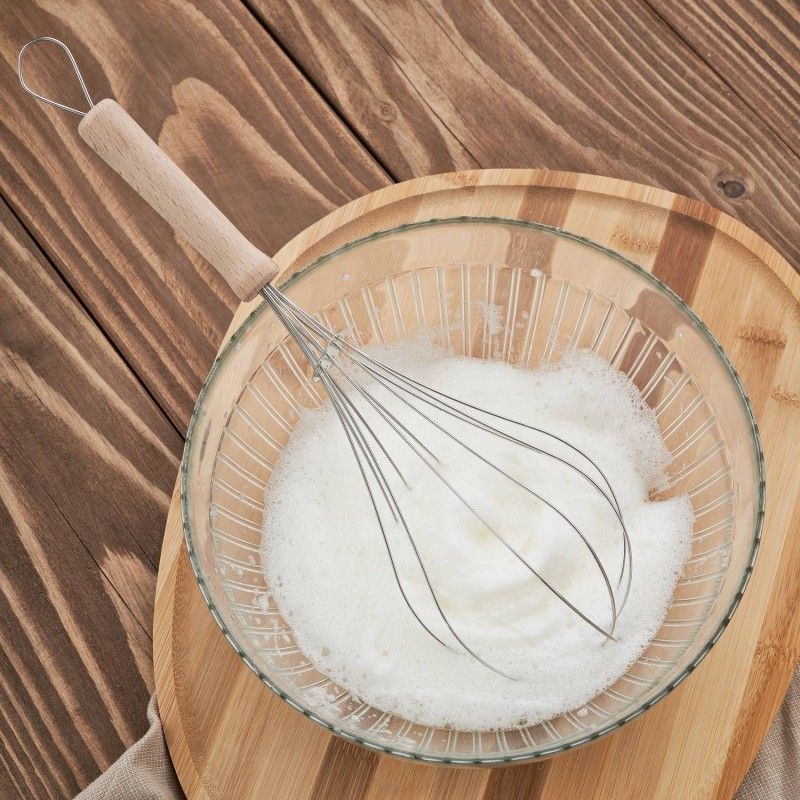 trzepaczka rózga kuchenna drewniana ubijaczka do piany frolee kz-03-rd